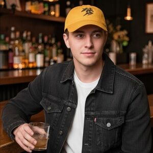 Indominous Vintage Inspired Bold Monk Brewery Atlanta Hat Cap EUC